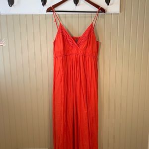 Embroidered Maxi Dress